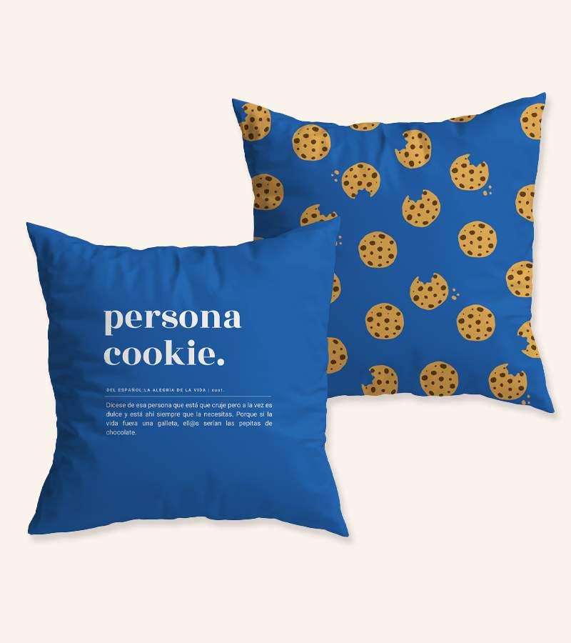 COJÍN  UO «PERSONA COOKIE»